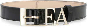 Patent leather belt-1